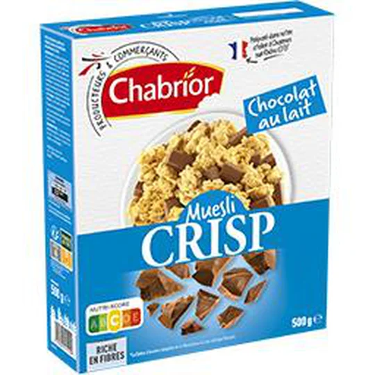 Muesli Crisp chocolat au lait