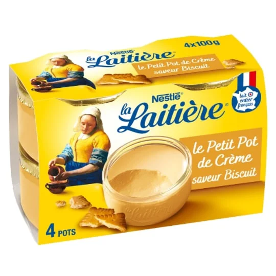 Crème dessert biscuit