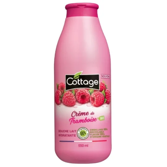 Gel douche lait Framboise Bio