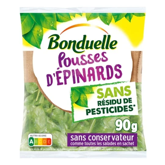 Salade pousses d'épinards