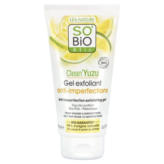 Gel Exfoliant Anti-Imperfections Clean'Yuzu Bio