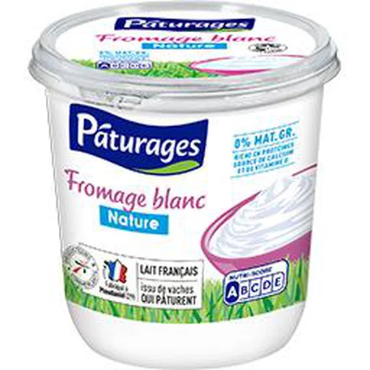 Fromage blanc nature 0% MG