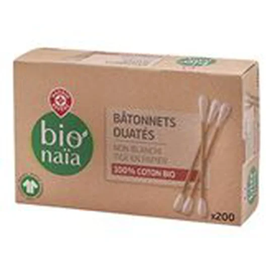 Coton-tige Bio - bâtonnets ouatés