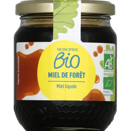 Miel liquide de forêt bio