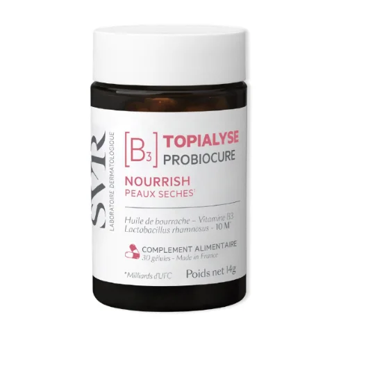 Complément Alimentaire Beauté Peaux Sèches Nourrish Topialyse Probiocure