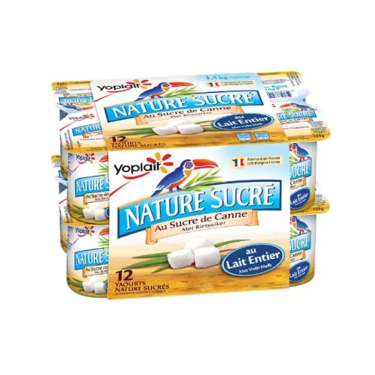 Yaourt nature sucré