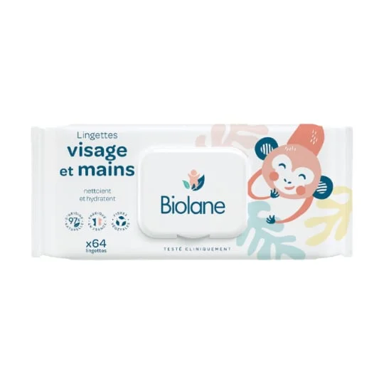 Lingettes bébé visage/mains