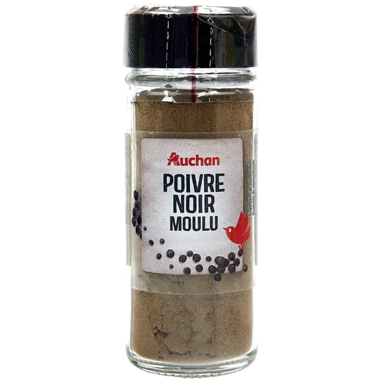 Poivre noir moulu