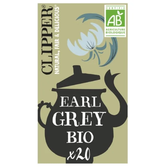 Thé noir earl grey Bio