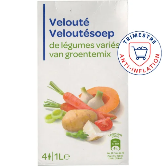 Soupe légumes variés