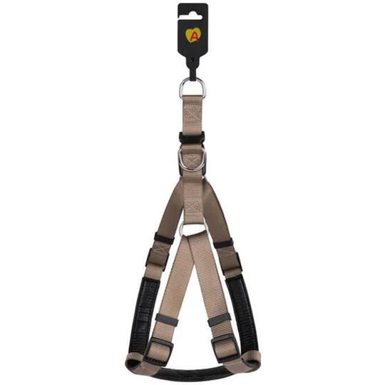 Harnais Basic Confort T2 20mm et 57/75cm pour Chien Taupe