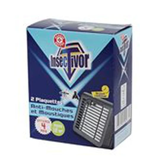 Plaquettes anti-mouches et moustiques x2