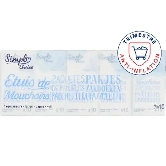 Mouchoirs 3 épaisseurs