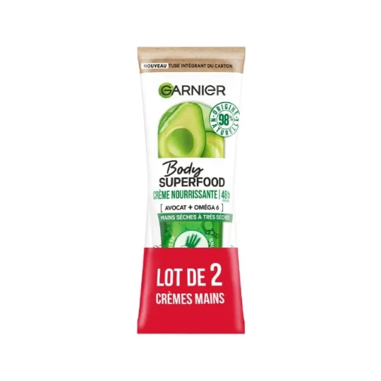 Crème Mains Nourrissante 48H Avocat + Oméga 6