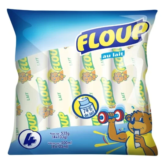 Glace à l'eau au lait pina colada