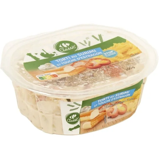 Salade Torti au surimi estragon
