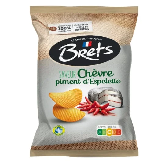 Chips chèvre & piment d'Espelette
