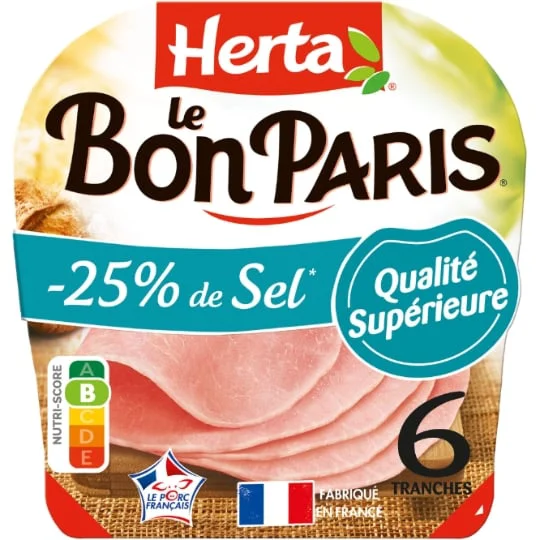 Jambon blanc sel réduit Le Bon Paris
