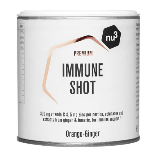 Premium immune shot orange ginger