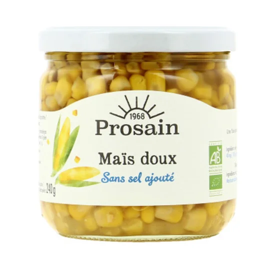 Prosain Maïs Doux Sans Sel Ajouté Bio
