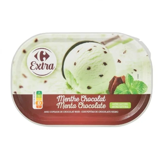 Glace menthe chocolat