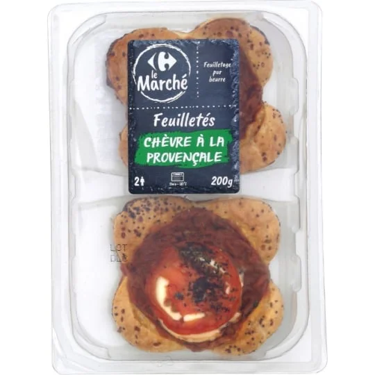 Feuilletés chèvre à la provençale