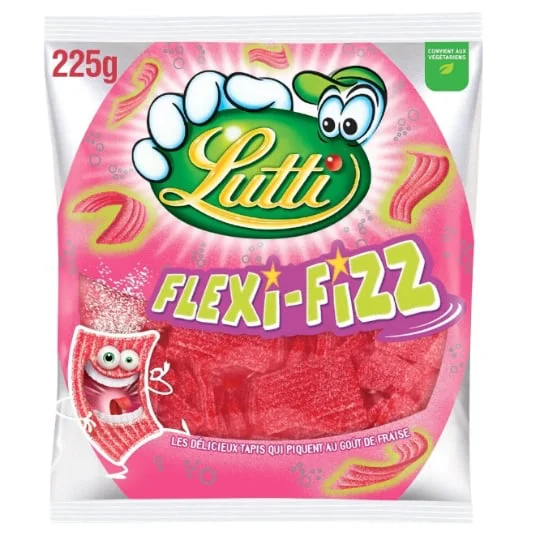 Bonbons Flexi-Fizz goût fraise
