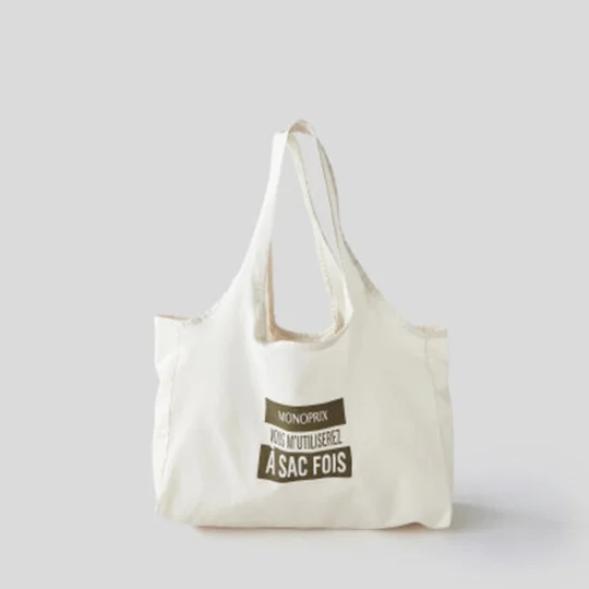 Monoprix Maison Sac Pliable Coton Bio
