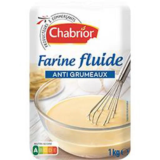 Farine fluide anti-grumeaux