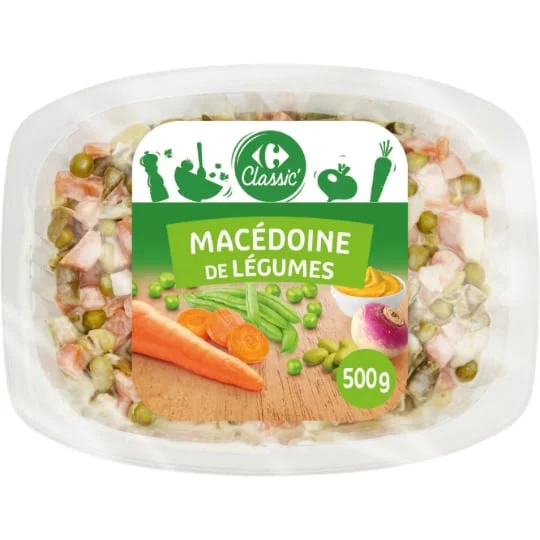 Macédoine de légumes assaisonnée