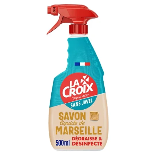 Nettoyant Ménager Désinfectant Sans Javel Savon de Marseille