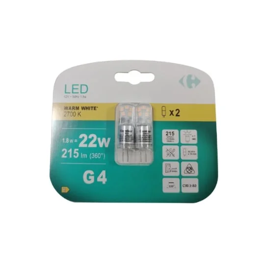 Ampoule LED capsule - 20W - G4