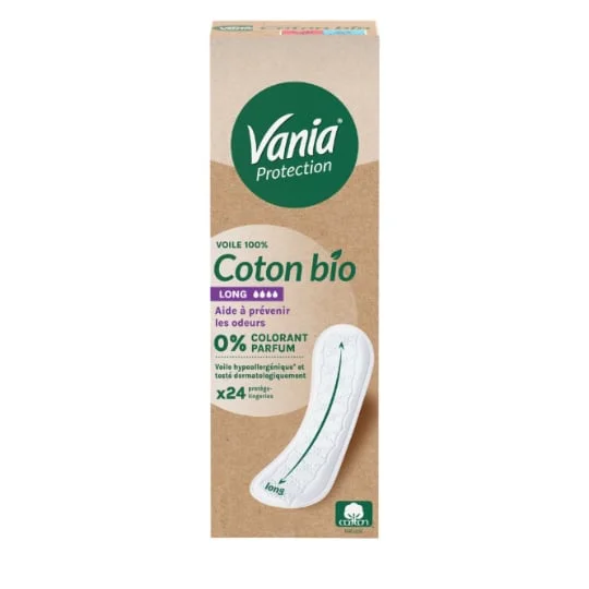 Protège-slip Protection Long voile Bio - x24