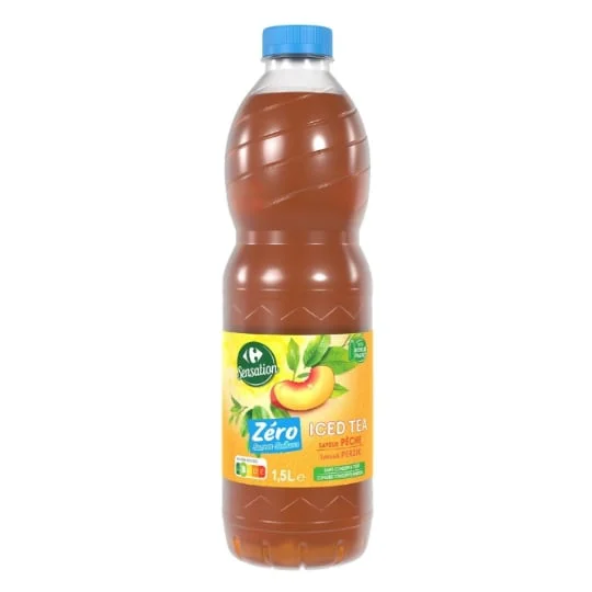 Boisson Iced Tea saveur pêche zéro