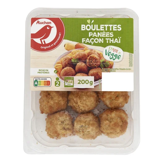 Boulettes végétariennes panées façon thaï