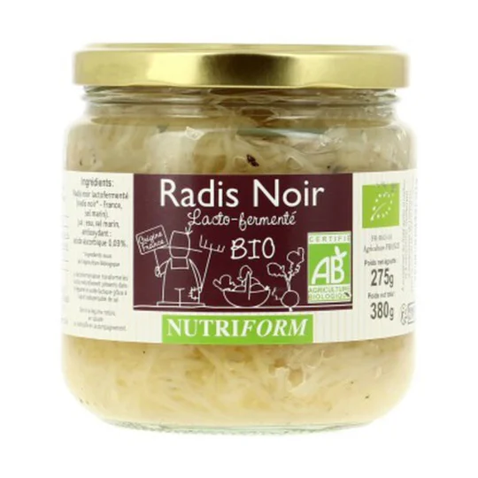 Radis Noir Lacto-Fermenté Bio