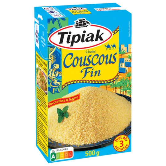 Graine couscous fin, savoureuse et légère, prêt en 3 minutes