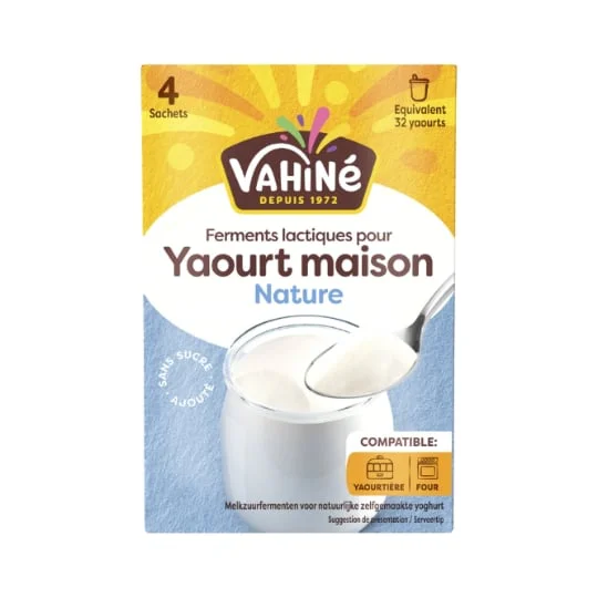 Préparation de yaourt nature maison