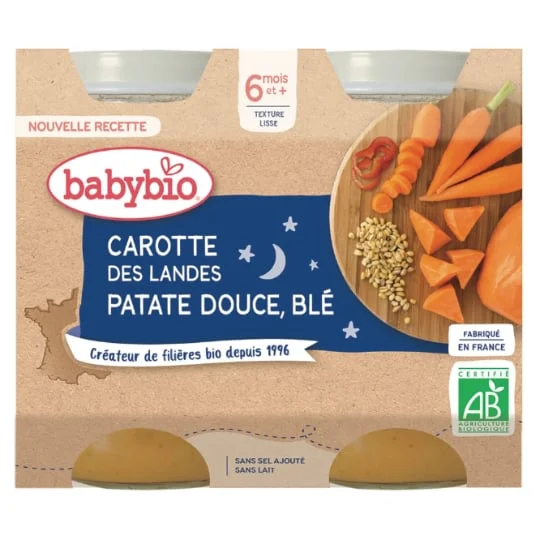 Petit pot bonne nuit Légumes variés blé