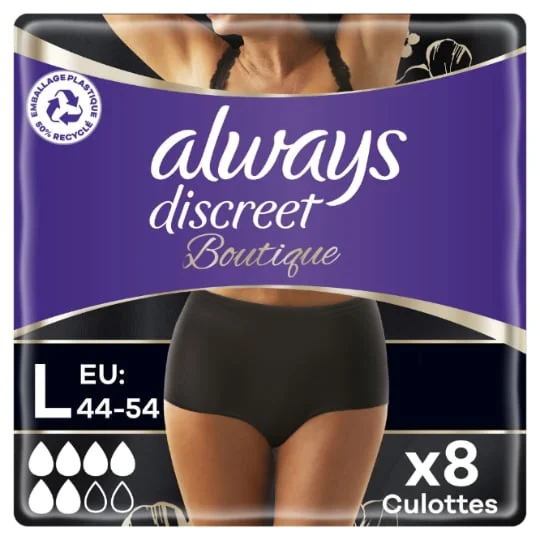 Culotte Fuites Urinaires Taille L Noir