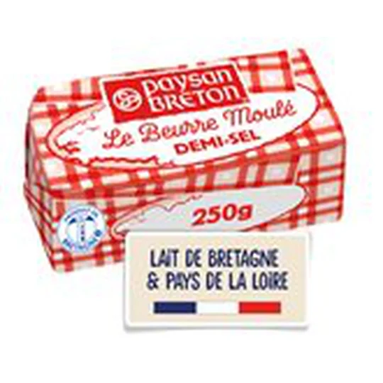 Beurre Moulé Demi-sel - 80% MG