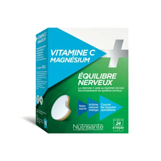 Complément alimentaire vitamine C & magnésium