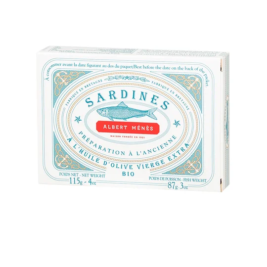 Sardines à l'huile d'olive vierge extra