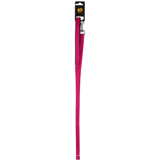 Laisse Basic Confort 15mm et 120cm pour Chien Fuchsia