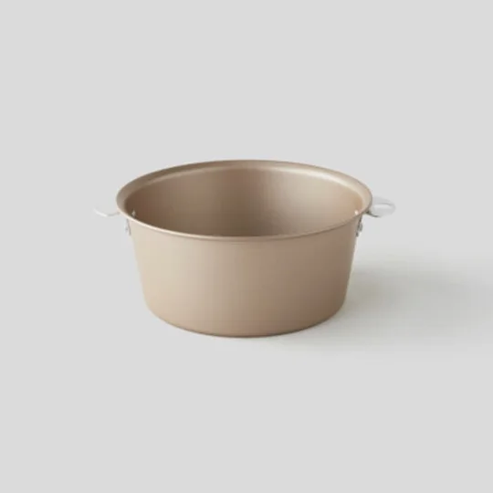 Moule À Charlotte 19Cm , En Alu, Coloris Champagne
