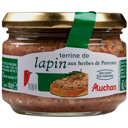 Terrine de lapin aux herbes de Provence