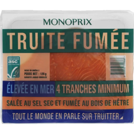 Truite fumée