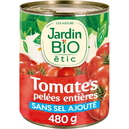Tomates pelées entières Bio