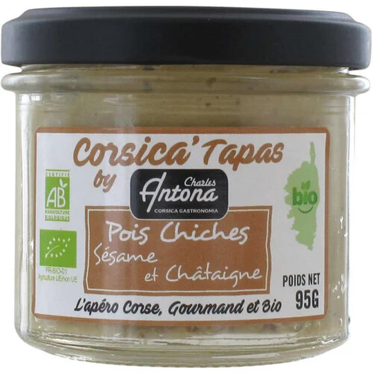 Tapas Pois chiches Sésame et Châtaigne