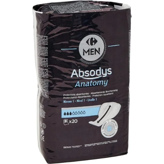 Protection absorbantes masculines niveau 1